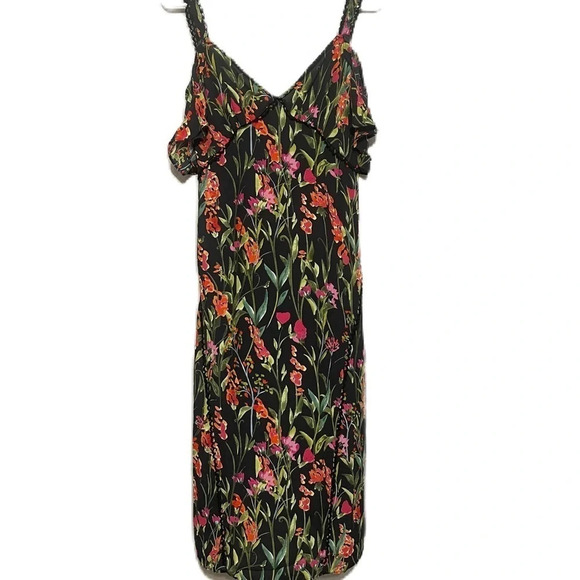 Olivaceous Semi Sheer Floral Maxi Swim Cover Up Dress NWOT​​​​ - Picture 1 of 10